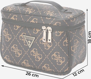 GUESS Toiletry bag 'BERTA' in Brown