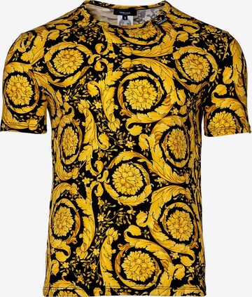 T-Shirt VERSACE en jaune : devant