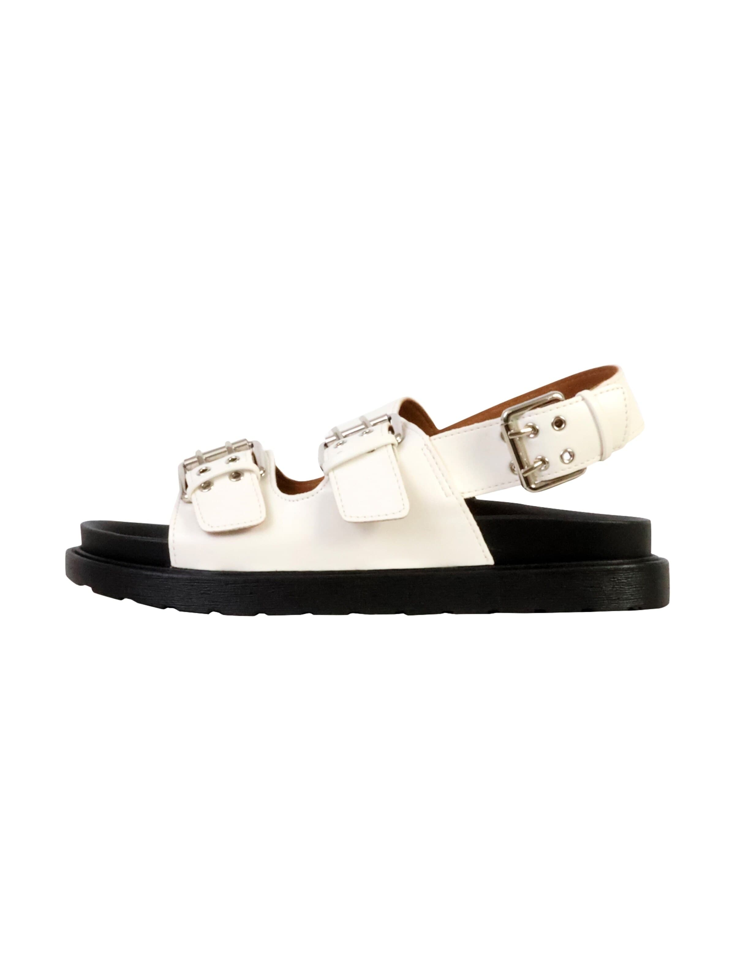 Sandales 'Sandalen mit Riemchen' Joia en blanc : devant
