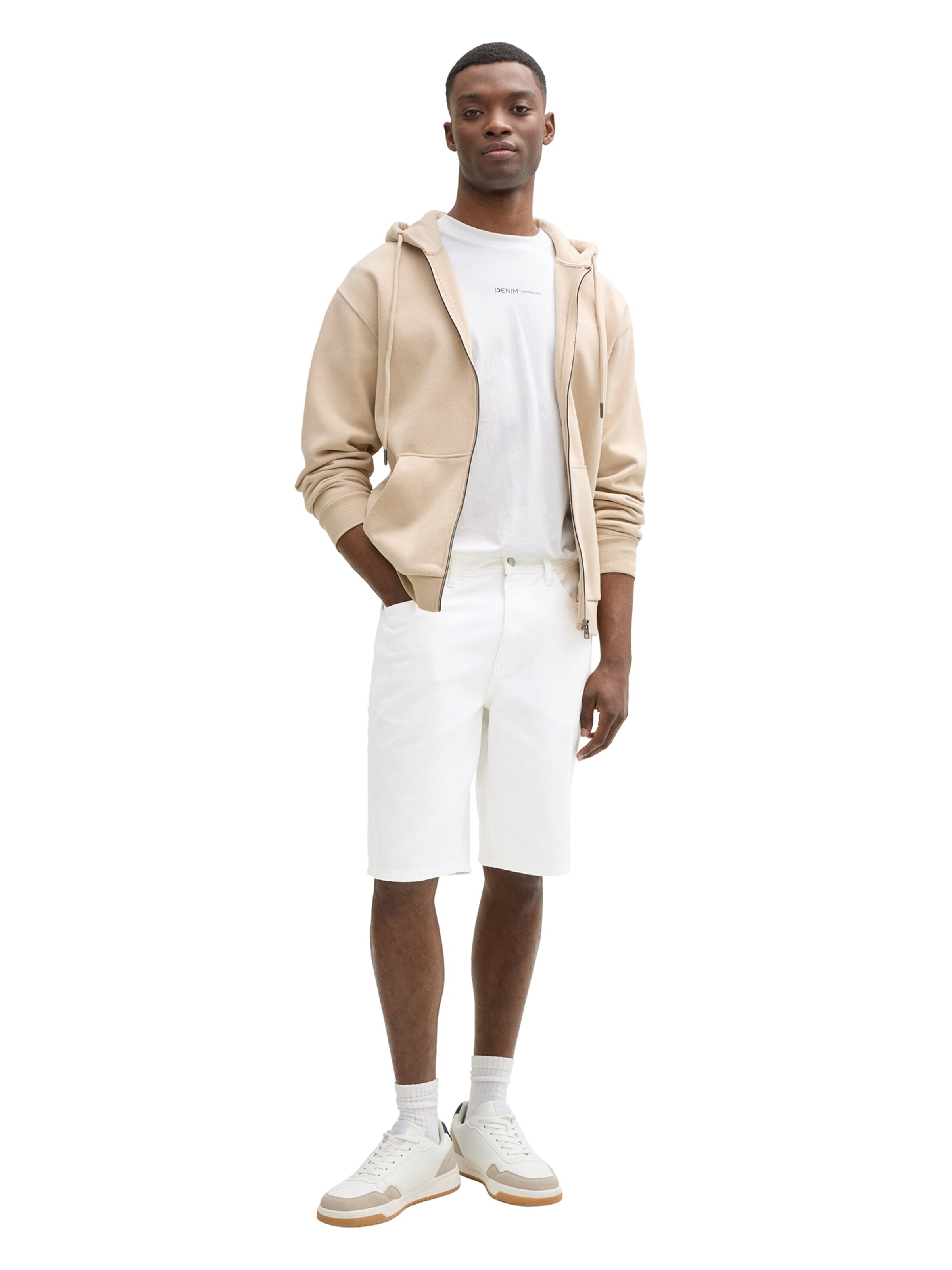 Loosefit Jean &#x27;Waylen&#x27; TOM TAILOR DENIM en blanc