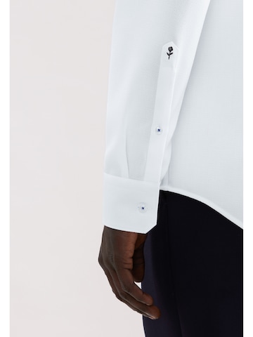 SEIDENSTICKER Slim fit Zakelijk overhemd in Wit