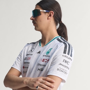 T-Shirt fonctionnel 'Mercedes - AMG Petronas Formula 1 Team Driver' ADIDAS PERFORMANCE en blanc