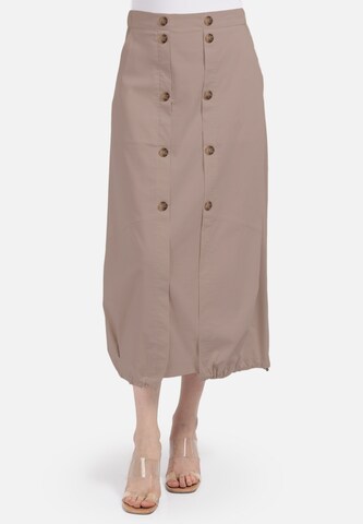 HELMIDGE Skirt in Beige: front