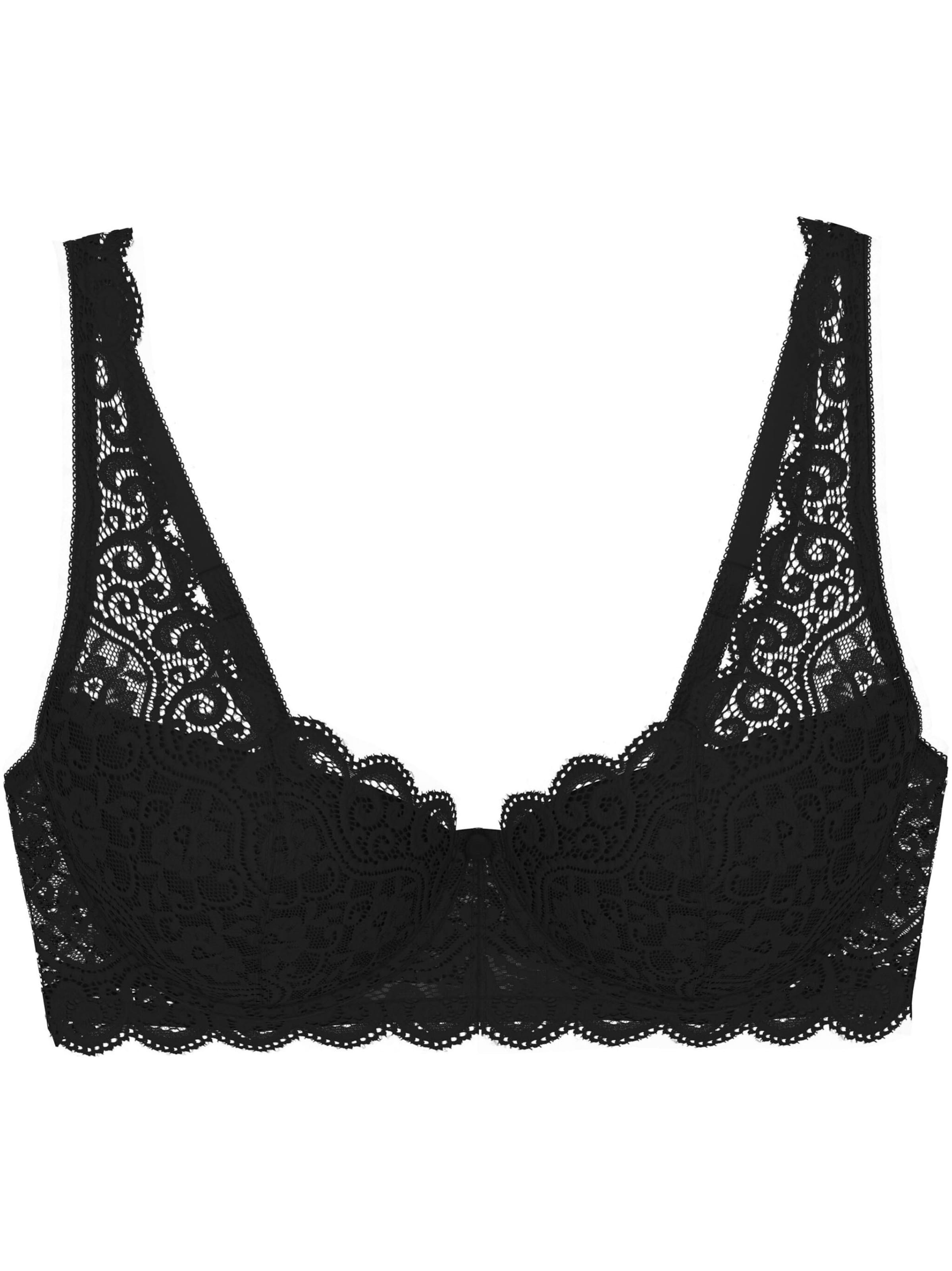TRIUMPH T-shirt Bra ' Amourette ' in Black: front