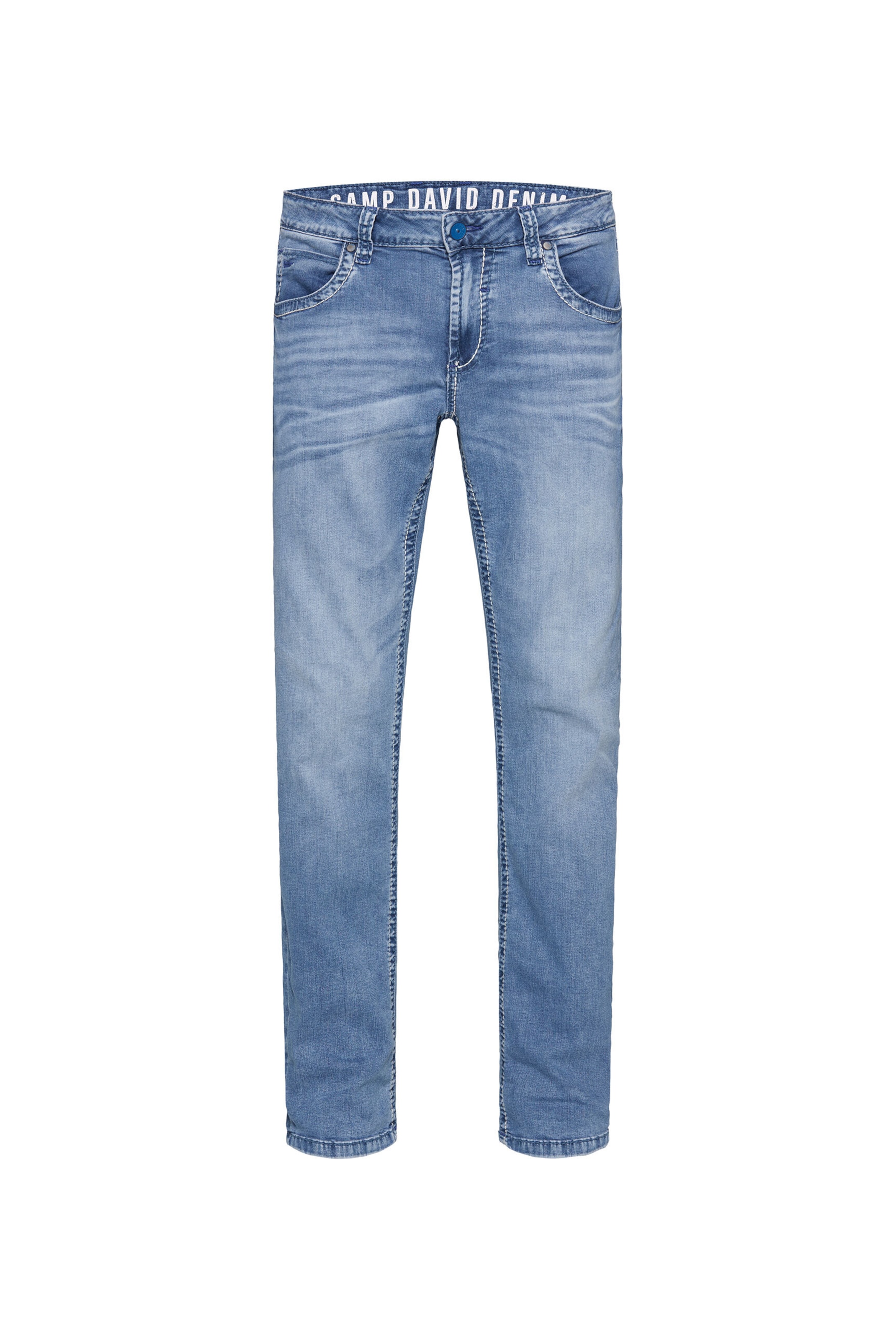 CAMP DAVID Regular Jeans in Blue: front