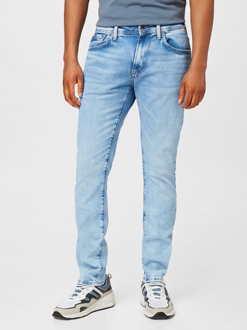Pepe Jeans - Slimfit Calças de ganga 'STANLEY' em azul: frente