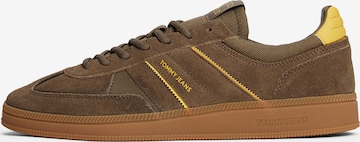 Tommy Jeans Низкие кроссовки 'THE GREENWICH' в Зеленый: спереди