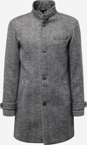 JACK & JONES Between-Seasons Coat 'MELTON' in Grey: front