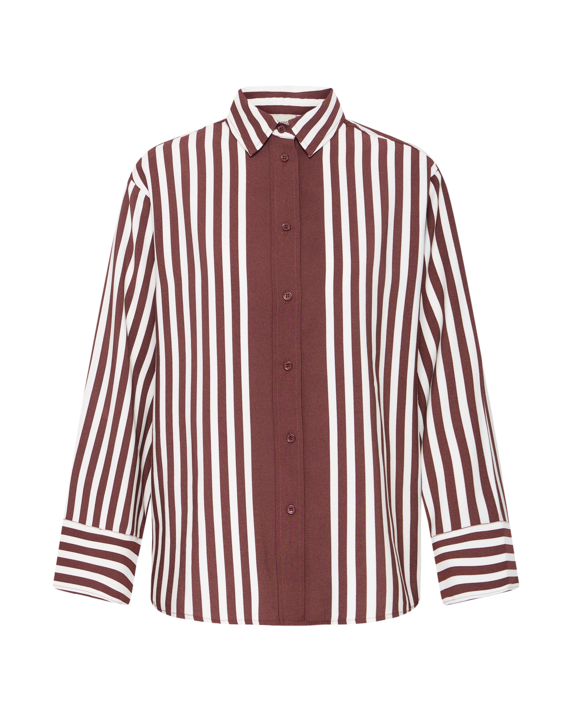 Fransa Camisa em L em vermelho vinho, Vista do artigo