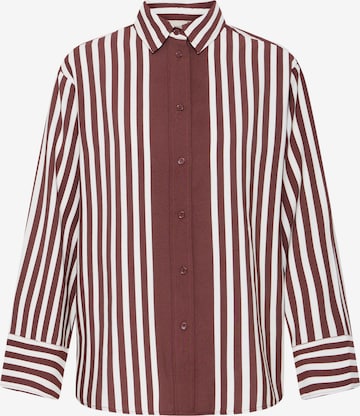 Fransa - Camisa em castanho: frente
