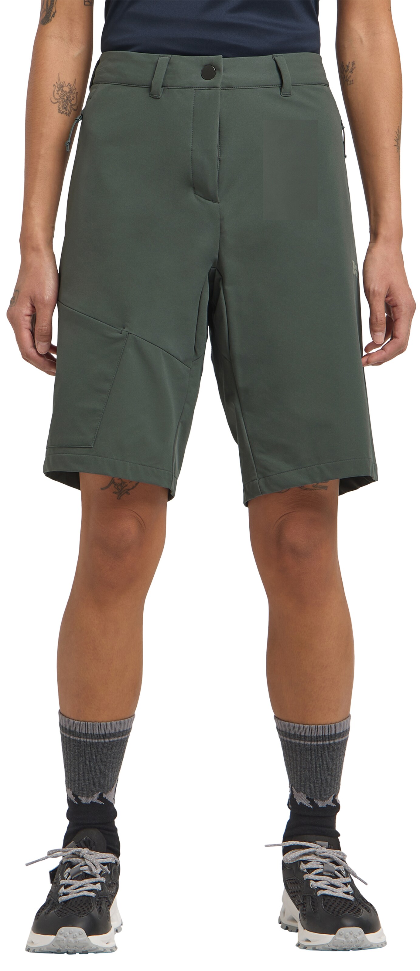 Regular Pantalon outdoor JACK WOLFSKIN en vert : devant