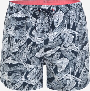 TOM TAILOR Zwemshorts 'Collin' in Blauw: voorkant