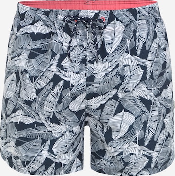 TOM TAILOR Board Shorts 'Collin' in Blue: front
