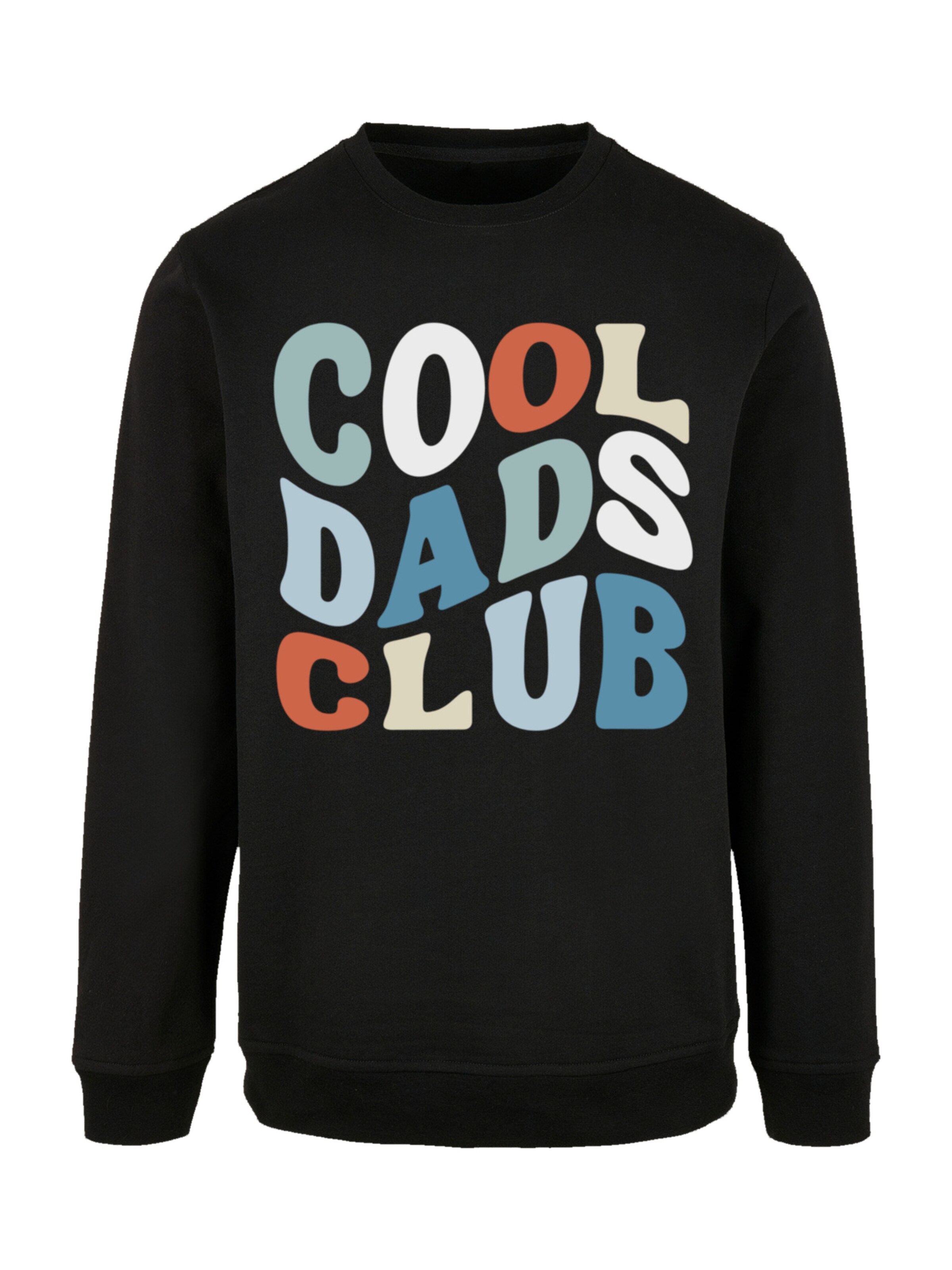 Pull-over 'Cool Dads Club' F4NT4STIC en noir : devant