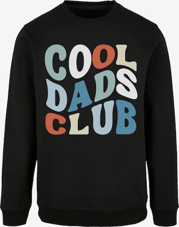 Pull-over 'Cool Dads Club' F4NT4STIC en noir : devant