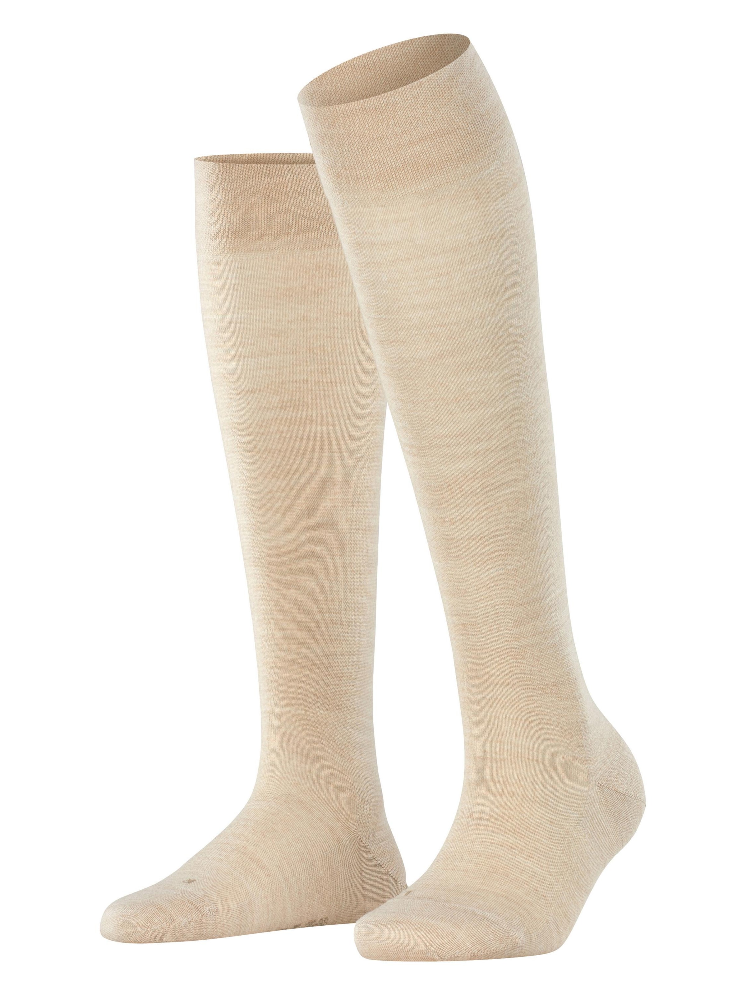 FALKE Overknee Strümpfe 'Sensitive Berlin'‌‌‌‌‌ in Beige: Vorderseite