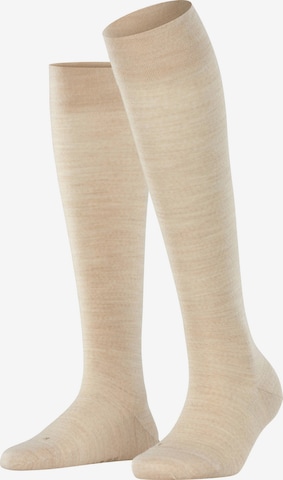 FALKE Overknee Strümpfe 'Sensitive Berlin' in Beige: Vorderseite
