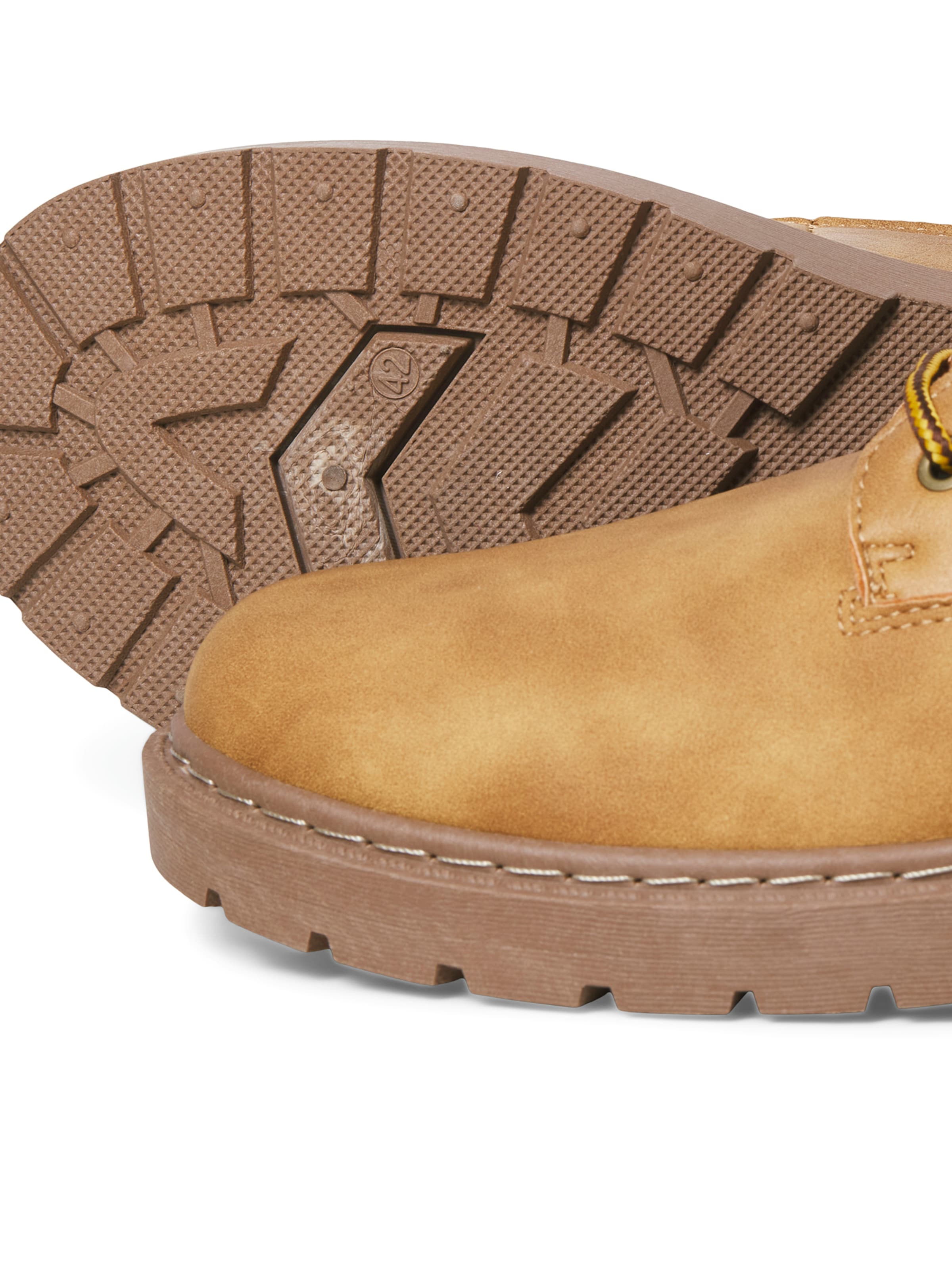 Bottines à lacets 'JFWAINSWORTH' JACK & JONES en jaune