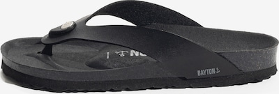 Šlepetės per pirštą iš Bayton, spalva – juoda, Prekių apžvalga