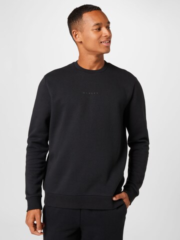 OAKLEY Athletic Sweatshirt 'CANYON' in Black: front