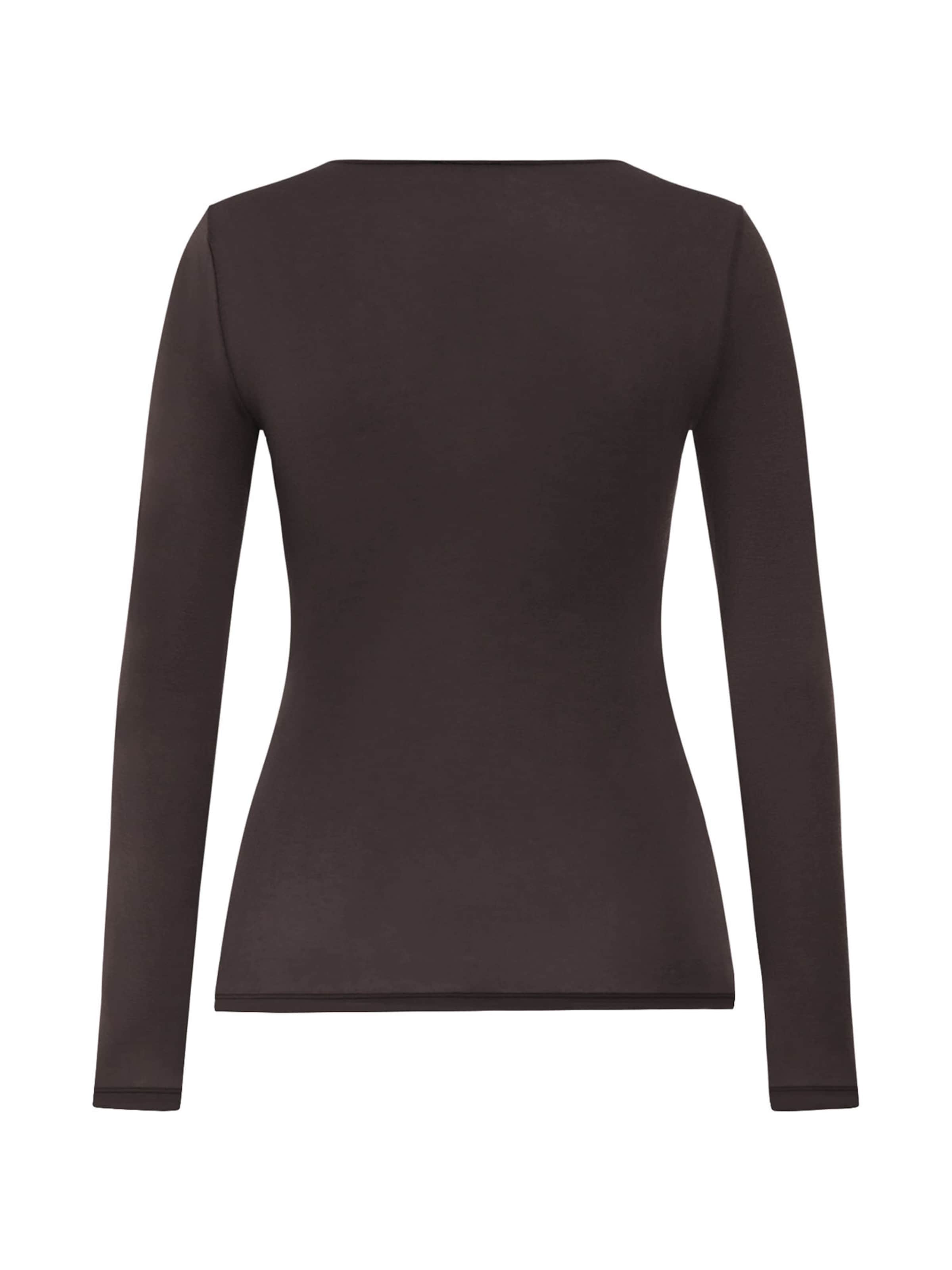 T-shirt ' Ultralight Wool ' Hanro en marron
