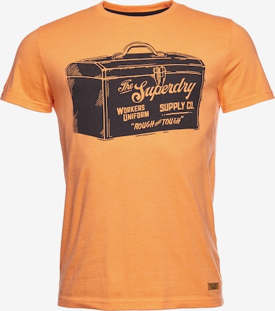 Superdry Shirt in de kleur Sinaasappel / Zwart, Productweergave
