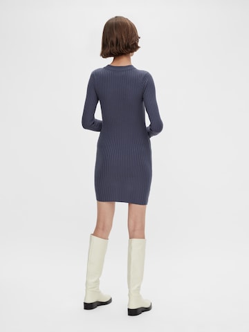 PIECES Knit dress 'Crista' in Blue