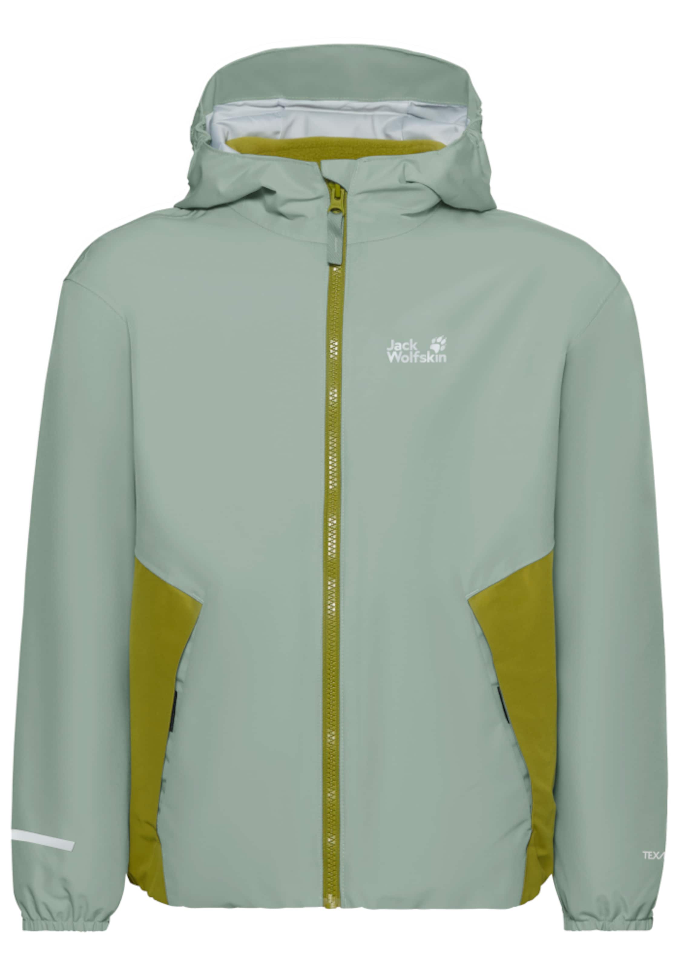 JACK WOLFSKIN Winter Jacket in Green: front