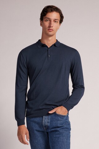 IUMAN Intimissimi Uomo Pullover in Blau
