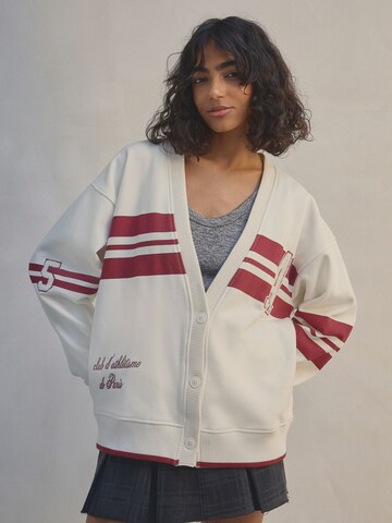 Veste de survêtement Next en beige : devant
