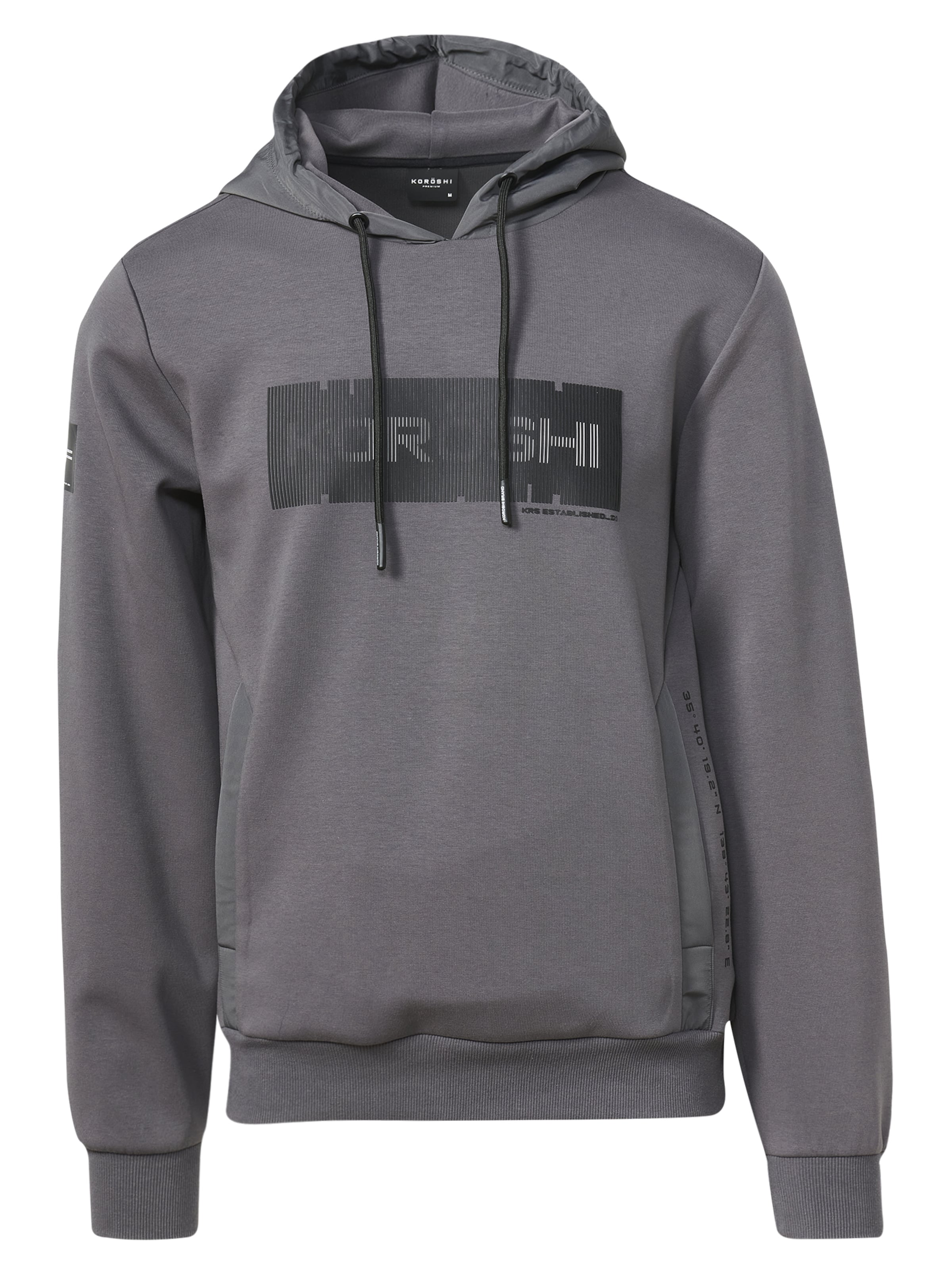 KOROSHI Tréning póló - szürke: elől