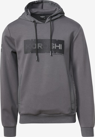 KOROSHI Sweatshirt i grå: framsida