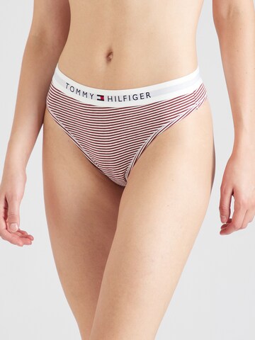 Tommy Hilfiger Underwear Stringi w kolorze brązowy: przód