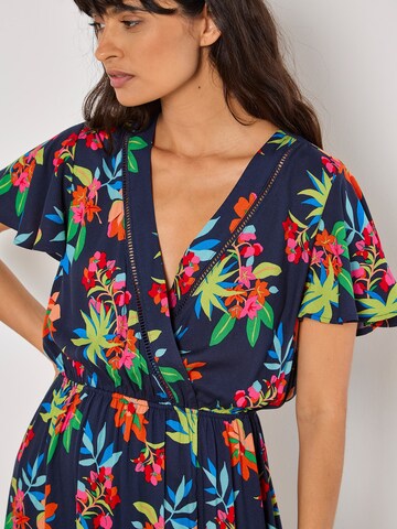 Robe ' ' Apricot en bleu