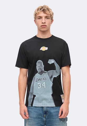 T-Shirt 'NBA PLAYER LAKERS - O'NEAL' Mitchell & Ness en noir