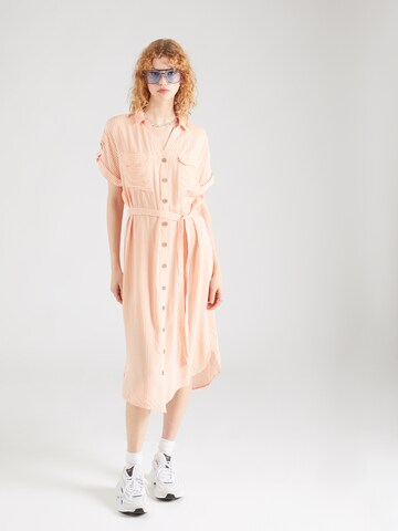 VERO MODA Shirt dress 'VMBUMPY' in Orange: front