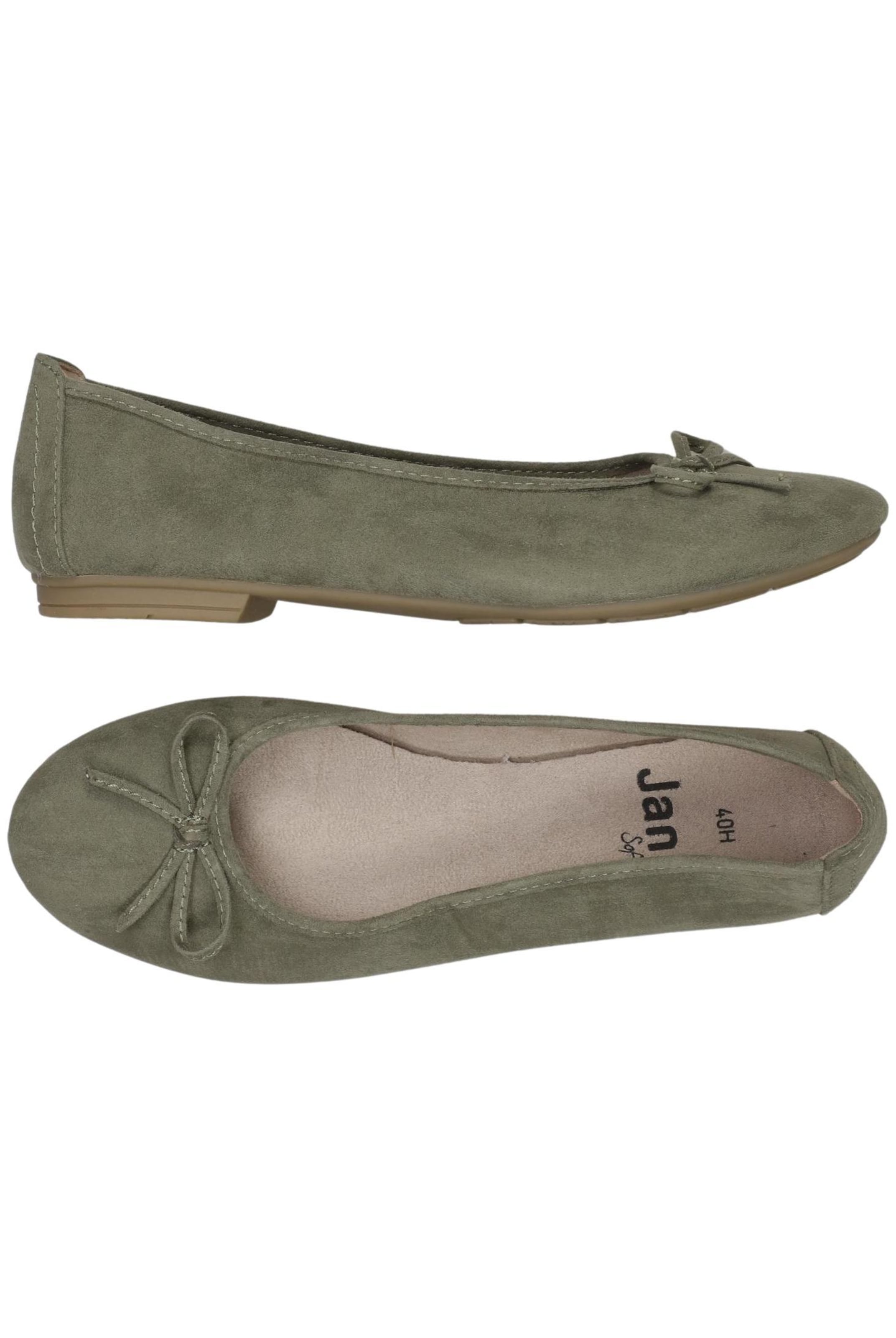 JANA Flats & Loafers in 40 in Green: front