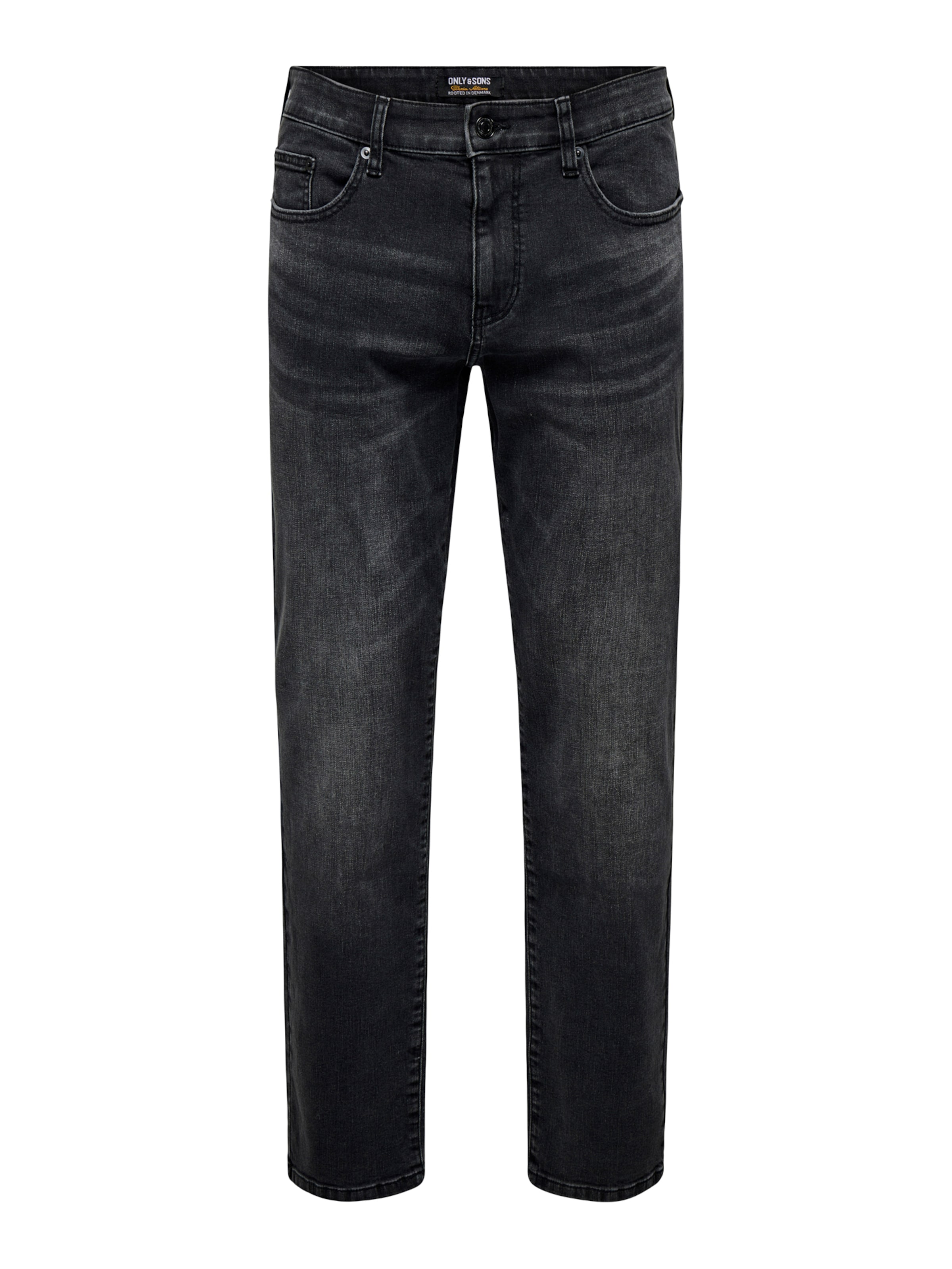 Only & Sons Regular Jeans 'ONSweft' in Zwart: voorkant