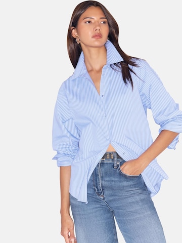 Lipsy Blouse in Blauw: voorkant