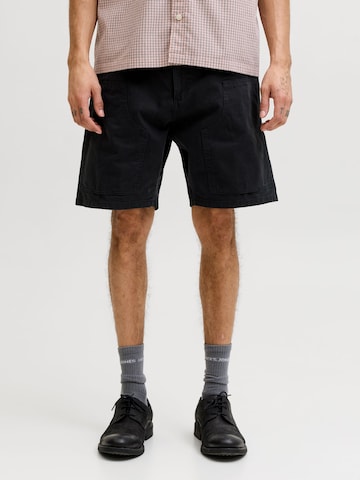 Baggy Pantaloni di JACK & JONES in nero: frontale