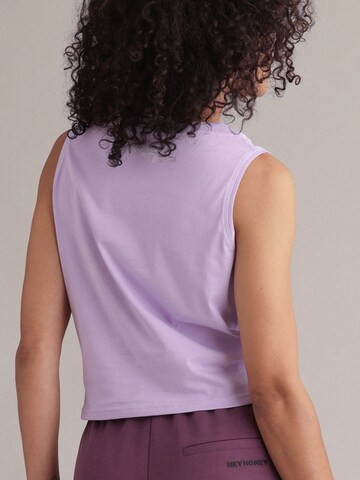 Hey Honey Top 'Cropped' in Lila