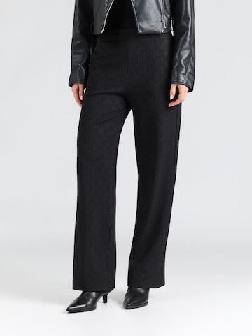 HUGO Широкий Штаны 'Nayane' в Черный: спереди