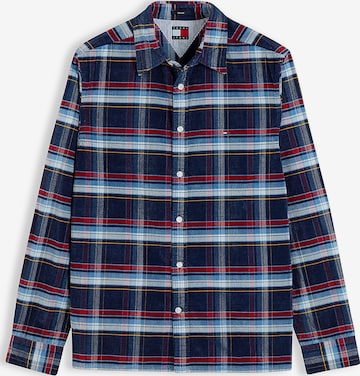 Coupe regular Chemise Tommy Jeans en bleu : devant
