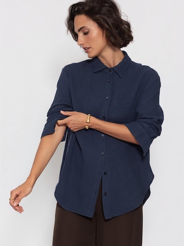 SASSYCLASSY Bluse‌‌‌‌‌‌‌‌‌‌ in Blau
