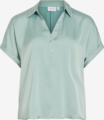 VILA Bluse 'VIEnna Ravenna' in Blau: Vorderseite