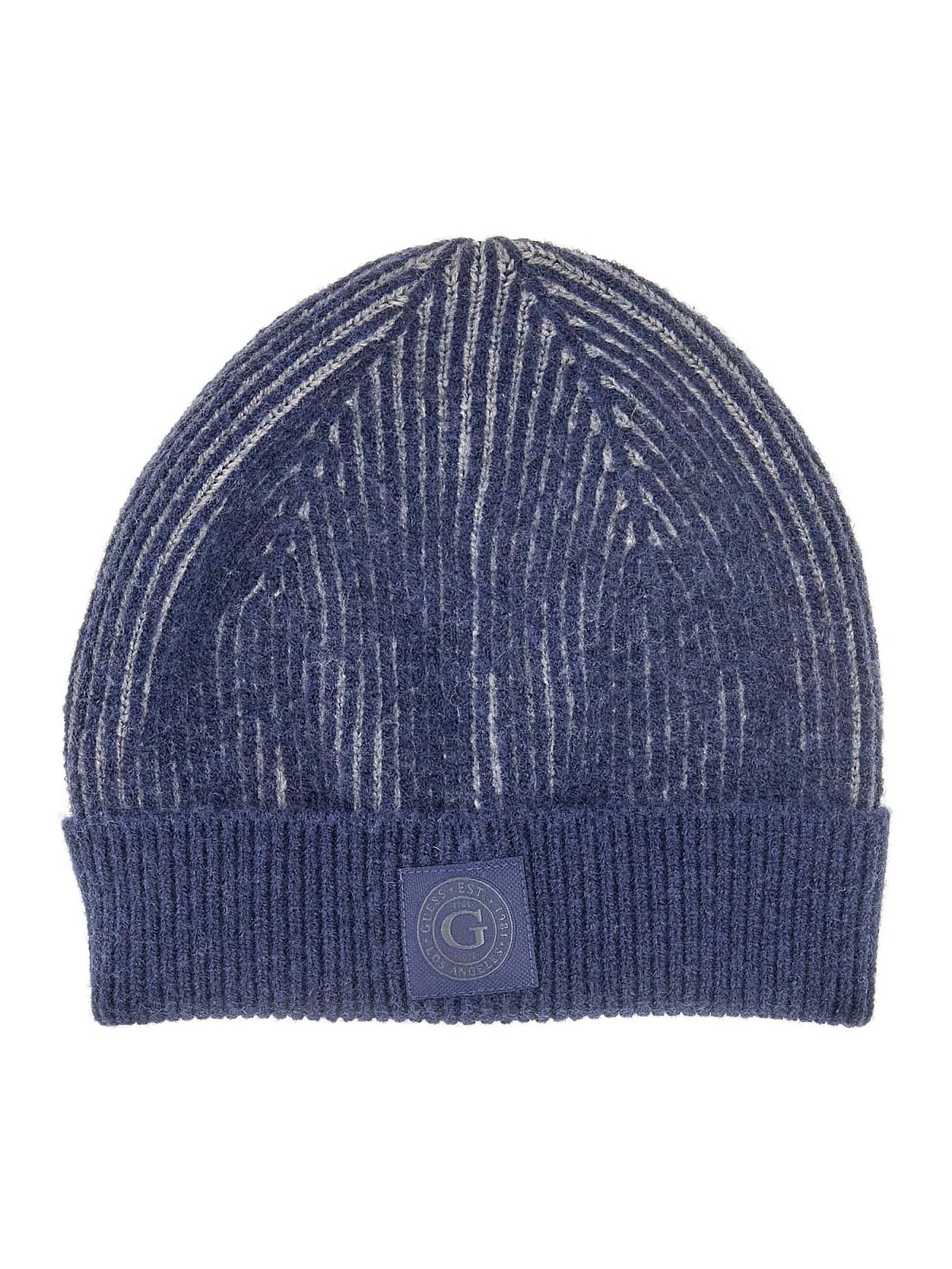 GUESS Muts in Blauw: voorkant