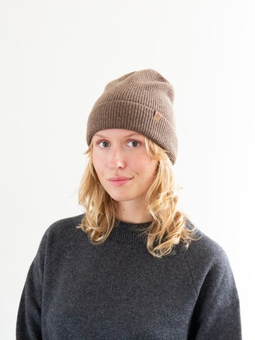 KOPYTO Mütze 'GAZELLE Leichte Wollmütze 100% Merinowolle RWS Unisex' in Braun