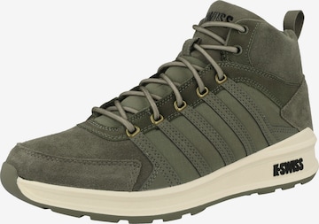 K-SWISS High-Top Sneakers 'Vista' in Green: front