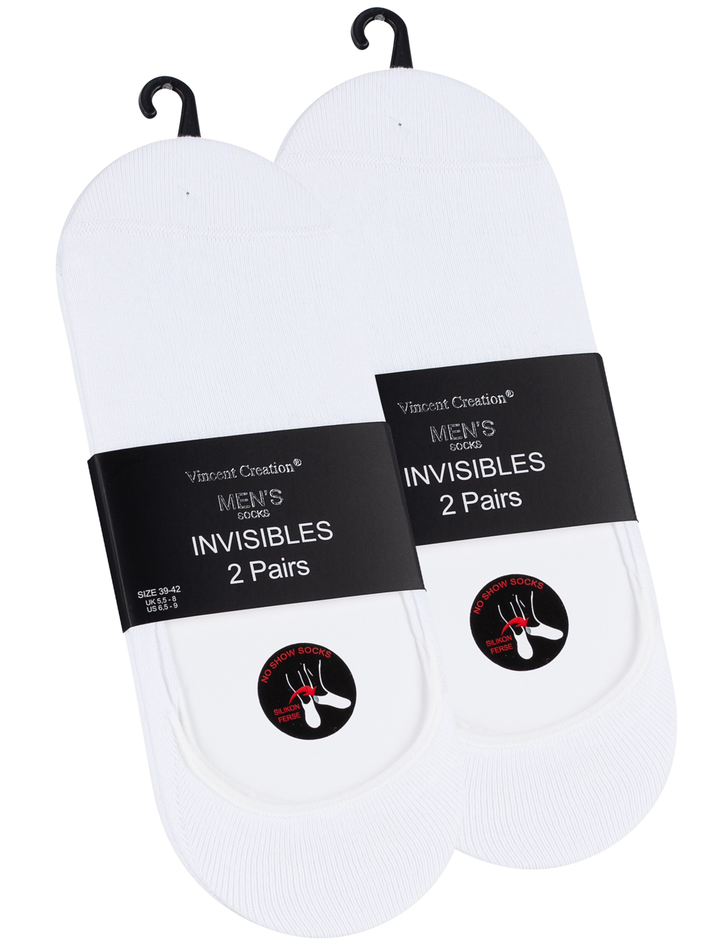 Vincent Creation - Meias curtas em branco