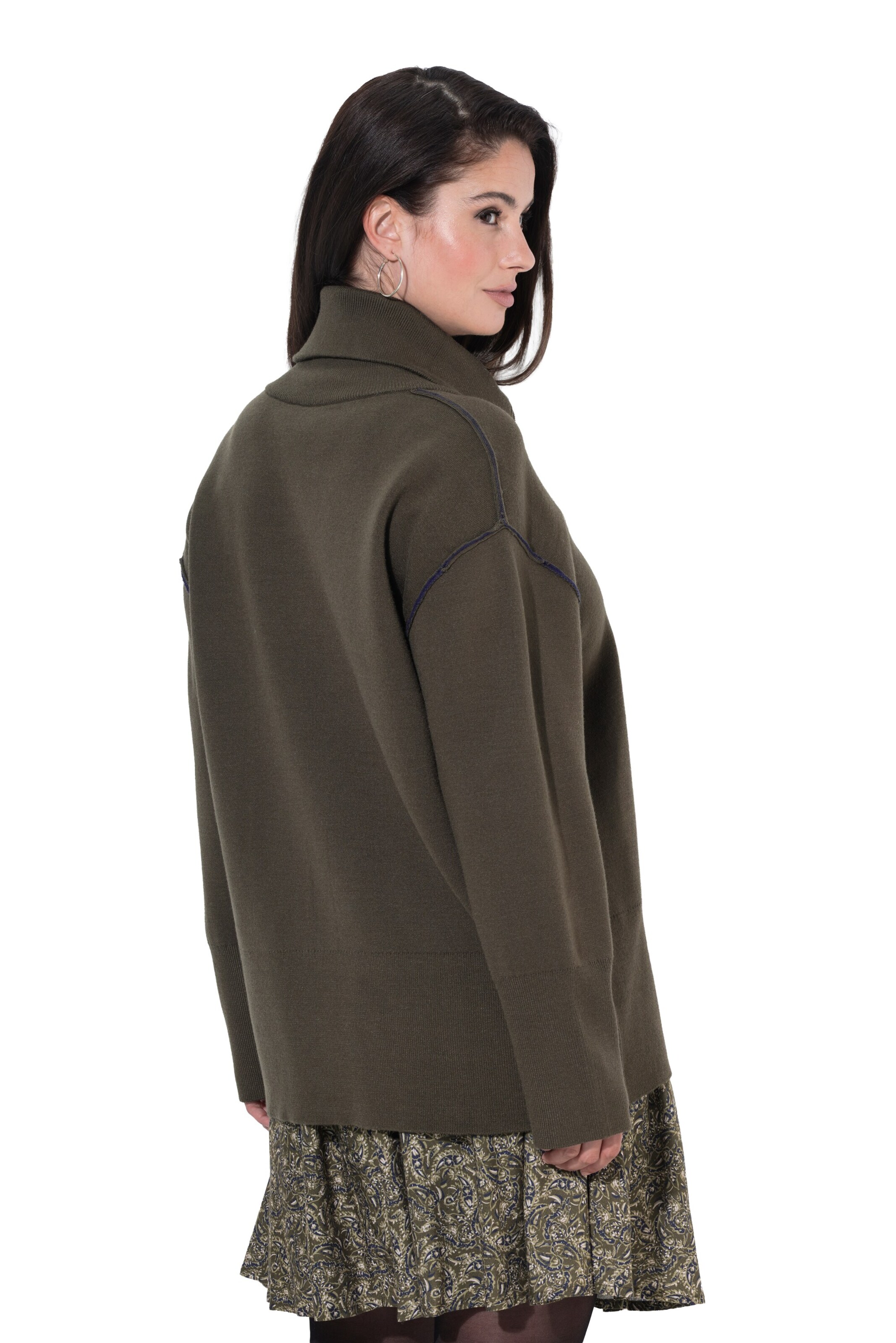 Ulla Popken Pullover in Grün